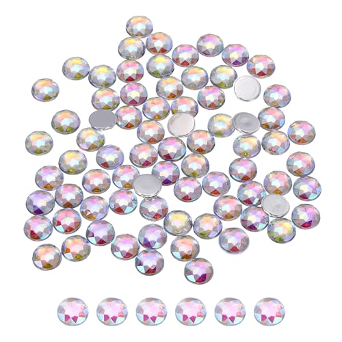 QUARKZMAN Flache runde Acryl-Strasssteine, 8mm SS40 Multicolor Flatback Kristall-Strasssteine für Basteln Kleidung Schuhe DIY Dekoration Geschenke 100 Stück QUARKZMAN Flache runde Acryl-Strasssteine, 8mm SS40 Multicolor Flatback Kristall-Strasssteine für Basteln Kleidung Schuhe DIY Dekoration Geschenke 100 Stück von QUARKZMAN