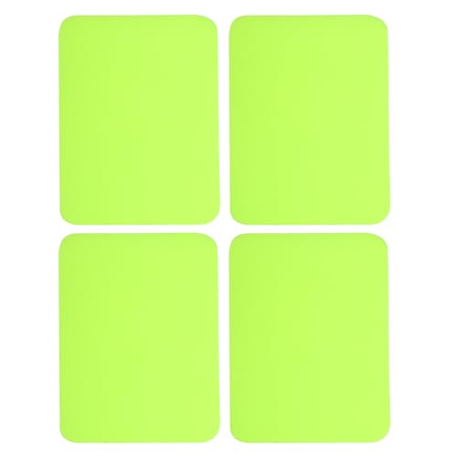 QUARKZMAN Flicken zum Aufbügeln 4 Stück, 125x95mm Patches zum Aufbügeln, Aufbügelflicken für Kleidung, Hosen, Flicken und Dekorieren - Hellgrün von QUARKZMAN