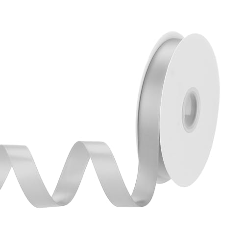 QUARKZMAN Geschenkband Grau 30m, 15 mm Breit Doppelseitig Geschenkband, Schleifenband für Hochzeit, Bastelarbeiten und Geschenkverpackung Hochzeitsdekoration Haarbögen QUARKZMAN Geschenkband Grau 30m, 15 mm Breit Doppelseitig Geschenkband, Schleifenband für Hochzeit, Bastelarbeiten und Geschenkverpackung Hochzeitsdekoration Haarbögen von QUARKZMAN