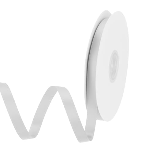 QUARKZMAN Geschenkband Satinband 1 cm x 30 meter Grosgrain Dünnes Solides Seidenband für Hochzeitsstraußband Valentinstag Weihnachten Geschenkverpackung Kuchenbox Schleifen, Silbergrau QUARKZMAN Geschenkband Satinband 1 cm x 30 meter Grosgrain Dünnes Solides Seidenband für Hochzeitsstraußband Valentinstag Weihnachten Geschenkverpackung Kuchenbox Schleifen, Silbergrau von QUARKZMAN