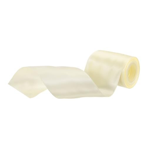 QUARKZMAN Geschenkband Satinband 4.5m,50mm Breit Doppelseitig Geschenkbänder für Hochzeit, Bastelarbeiten, Schleifenband, Geburtstag und Geschenkverpackung (Beige) von QUARKZMAN