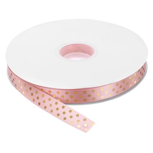 QUARKZMAN Grosgrain Bänder 100 Yards 5/8 Zoll Dunkelrosa mit Goldpunkten Band Schleifen Dekoration für Basteln Geschenkverpackung Hochzeit DIY Handgefertigt QUARKZMAN Grosgrain Bänder 100 Yards 5/8 Zoll Dunkelrosa mit Goldpunkten Band Schleifen Dekoration für Basteln Geschenkverpackung Hochzeit DIY Handgefertigt von QUARKZMAN