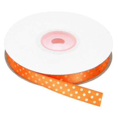 QUARKZMAN Grosgrain Bänder 25 Yards 3/8 Zoll Orange mit Goldpunkten Band Schleifen Dekoration für Basteln Geschenkverpackung Hochzeit DIY Handgefertigt QUARKZMAN Grosgrain Bänder 25 Yards 3/8 Zoll Orange mit Goldpunkten Band Schleifen Dekoration für Basteln Geschenkverpackung Hochzeit DIY Handgefertigt von QUARKZMAN