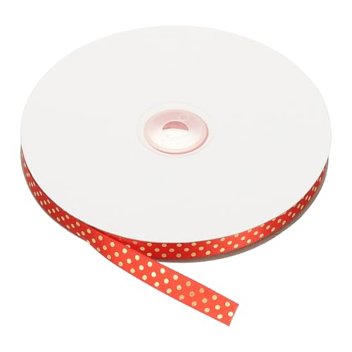 QUARKZMAN Grosgrain Bänder 75 Yards 3/8 Zoll Dunkelrotes Tupfenband Schleifenverzierung für Basteln Geschenkverpackung Hochzeit DIY Handgemachte Dekoration QUARKZMAN Grosgrain Bänder 75 Yards 3/8 Zoll Dunkelrotes Tupfenband Schleifenverzierung für Basteln Geschenkverpackung Hochzeit DIY Handgemachte Dekoration von QUARKZMAN