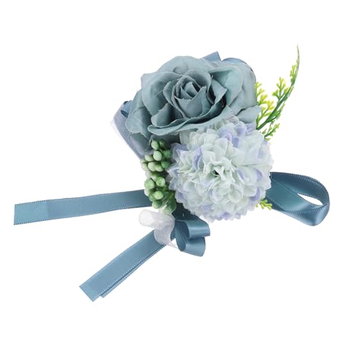 QUARKZMAN Handgelenk Ansteckblume Künstliche Blume Armbänder 1Stk Rose Handgelenk Braut Bräutigam Dekorativ für Hochzeit Zeremonie Abschlussball Party Jahrestag 12x10cm Marineblau Blau QUARKZMAN Handgelenk Ansteckblume Künstliche Blume Armbänder 1Stk Rose Handgelenk Braut Bräutigam Dekorativ für Hochzeit Zeremonie Abschlussball Party Jahrestag 12x10cm Marineblau Blau von QUARKZMAN