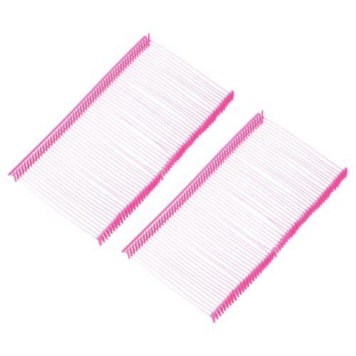 QUARKZMAN Heftfäden für Etikettierpistole Standard 1500 Stück, 50mm Tag Pins aus Kunststoff für Textil Karton Etiketten Kleidung Etikettierung, Rosarot von QUARKZMAN