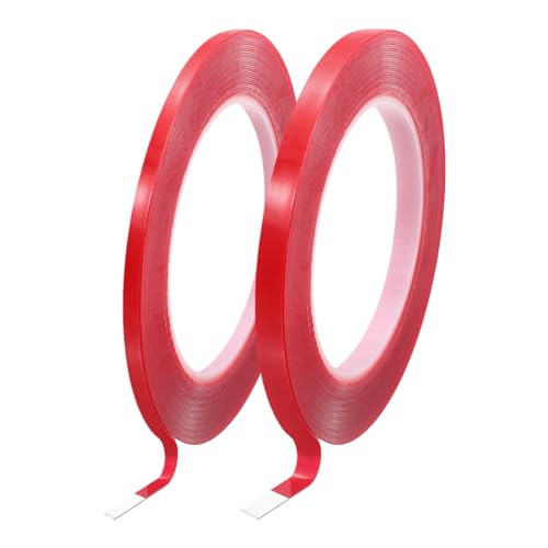 QUARKZMAN Hitzebeständiges Klebeband, 10 Meter 0,08 0,12 Zoll Hochtemperaturbeständiges Acryl-Doppelseitiges Klebeband 0,5 mm dick Rot für elektrische Reparaturen QUARKZMAN Hitzebeständiges Klebeband, 10 Meter 0,08 0,12 Zoll Hochtemperaturbeständiges Acryl-Doppelseitiges Klebeband 0,5 mm dick Rot für elektrische Reparaturen von QUARKZMAN