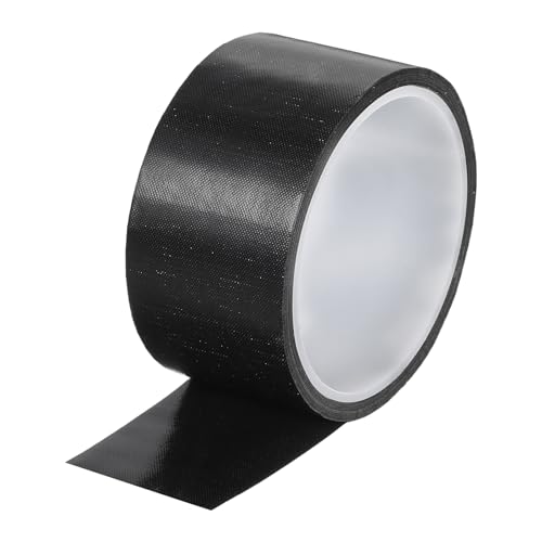QUARKZMAN Hitzebeständiges Klebeband 45mm PTFE-beschichtetes Gewebeklebeband für Vakuumversiegelung Klebeband 10m/33ft Schwarz 0,18mm Dicke von QUARKZMAN