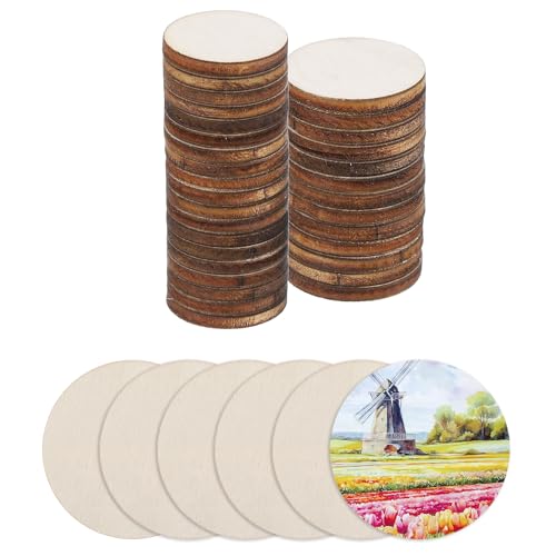 QUARKZMAN Holz zum Basteln, 100 Stück 2cm Holzscheiben Rund Deko zum Bemalen, für Hochzeit,DIY Basteln, Brandmalerei,Geschenk,Weihnachtsschmuck QUARKZMAN Holz zum Basteln, 100 Stück 2cm Holzscheiben Rund Deko zum Bemalen, für Hochzeit,DIY Basteln, Brandmalerei,Geschenk,Weihnachtsschmuck von QUARKZMAN