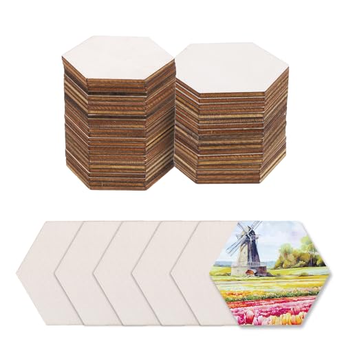 QUARKZMAN Holz zum Basteln, 100 Stück 5cm Hexagon Holzscheiben Deko zum Bemalen, für Hochzeit,DIY Basteln, Brandmalerei,Geschenk,Weihnachtsschmuck QUARKZMAN Holz zum Basteln, 100 Stück 5cm Hexagon Holzscheiben Deko zum Bemalen, für Hochzeit,DIY Basteln, Brandmalerei,Geschenk,Weihnachtsschmuck von QUARKZMAN