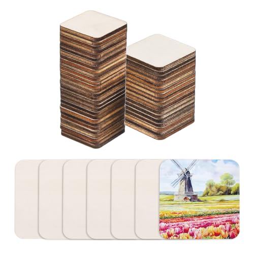 QUARKZMAN Holz zum Basteln, 200 Stück 3cm Abgerundete Quadratische Holzscheiben Deko zum Bemalen, für Hochzeit,DIY Basteln, Brandmalerei,Geschenk,Weihnachtsschmuck QUARKZMAN Holz zum Basteln, 200 Stück 3cm Abgerundete Quadratische Holzscheiben Deko zum Bemalen, für Hochzeit,DIY Basteln, Brandmalerei,Geschenk,Weihnachtsschmuck von QUARKZMAN