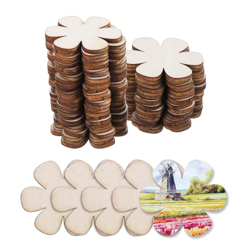 QUARKZMAN Holz zum Basteln, 50 Stück 4cm Holzblumen Deko zum Bemalen, für Hochzeit,DIY Basteln, Brandmalerei,Geschenk,Weihnachtsschmuck QUARKZMAN Holz zum Basteln, 50 Stück 4cm Holzblumen Deko zum Bemalen, für Hochzeit,DIY Basteln, Brandmalerei,Geschenk,Weihnachtsschmuck von QUARKZMAN