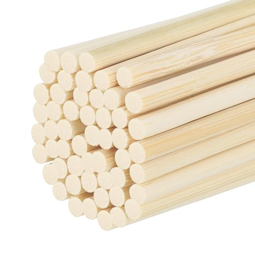 QUARKZMAN Holzdübelstäbe, 40cm/16" Runde Holzdübelstäbe, 3mm/0,12" Bambusstäbe für Kunsthandwerk, Fotokabine Requisiten, DIY-Modellbau, 50er Pack QUARKZMAN Holzdübelstäbe, 40cm/16" Runde Holzdübelstäbe, 3mm/0,12" Bambusstäbe für Kunsthandwerk, Fotokabine Requisiten, DIY-Modellbau, 50er Pack von QUARKZMAN