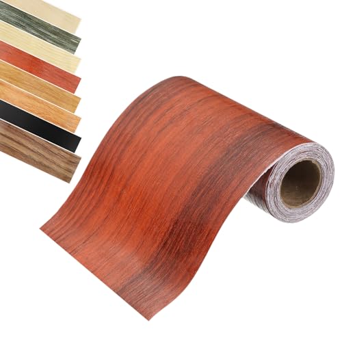 QUARKZMAN Holzmaserung Klebeband, 2" x 16Ft Selbstklebendes Holzmaserung Reparaturband Simuliertes Reparaturflicken für Wand Ecke Tisch Tür Böden Sofa Möbel Wohnkultur (Dunkelgelb) von QUARKZMAN