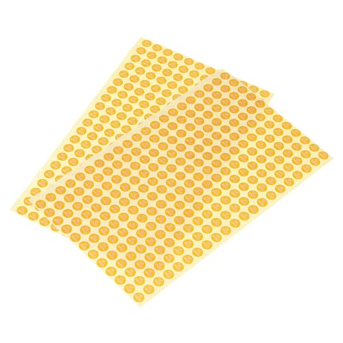 QUARKZMAN Klebeetiketten 10mm QC PASS Mark Runde Aufkleber Manipulationssichere Aufkleber für Industrieartikel Orange Packung mit 500 von QUARKZMAN