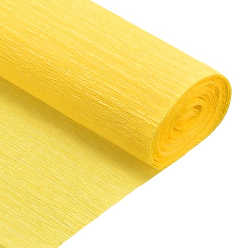 QUARKZMAN Krepppapier 50 x 210 cm Kräuselpapier Pastell Crepe Paper Seidenpapier Floristenkrepp Crepe-Papier zum Basteln Dekoration Geschenk Verpackung Blumen, Aprikosengelb QUARKZMAN Krepppapier 50 x 210 cm Kräuselpapier Pastell Crepe Paper Seidenpapier Floristenkrepp Crepe-Papier zum Basteln Dekoration Geschenk Verpackung Blumen, Aprikosengelb von QUARKZMAN