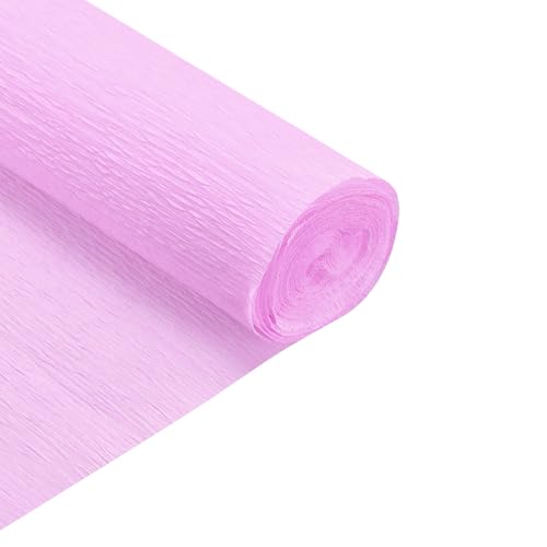 QUARKZMAN Krepppapier 50 x 210 cm Kräuselpapier Pastell Crepe Paper Seidenpapier Floristenkrepp Crepe-Papier zum Basteln Dekoration Geschenk Verpackung Blumen, Blau Rosa von QUARKZMAN