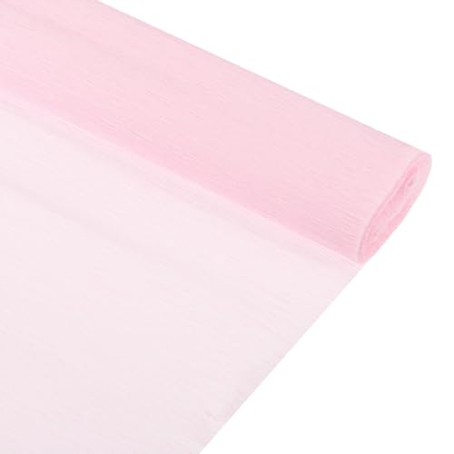 QUARKZMAN Krepppapier Blassrosa 50 cm x 2.3 m, Papierblumen Kreppband Crepe Papier, Floristenkrepp für Handwerke Party Schulpapier Kräuselpapier Verpackung Blumen DIY, 2 Rollen QUARKZMAN Krepppapier Blassrosa 50 cm x 2.3 m, Papierblumen Kreppband Crepe Papier, Floristenkrepp für Handwerke Party Schulpapier Kräuselpapier Verpackung Blumen DIY, 2 Rollen von QUARKZMAN
