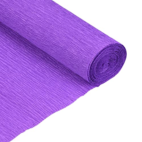 QUARKZMAN Krepppapier Dunkelviolett 50 x 230 cm, Papierblumen Kreppband Crepe Papier, Floristenkrepp für Handwerke Party Schulpapier Kräuselpapier Verpackung Blumen DIY, 2 Rollen QUARKZMAN Krepppapier Dunkelviolett 50 x 230 cm, Papierblumen Kreppband Crepe Papier, Floristenkrepp für Handwerke Party Schulpapier Kräuselpapier Verpackung Blumen DIY, 2 Rollen von QUARKZMAN