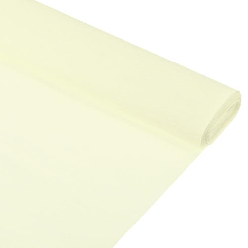 QUARKZMAN Krepppapier Hellgelb 50 cm x 2.3 m, Papierblumen Kreppband Crepe Papier, Floristenkrepp für Handwerke Party Schulpapier Kräuselpapier Verpackung Blumen DIY, 2 Rollen QUARKZMAN Krepppapier Hellgelb 50 cm x 2.3 m, Papierblumen Kreppband Crepe Papier, Floristenkrepp für Handwerke Party Schulpapier Kräuselpapier Verpackung Blumen DIY, 2 Rollen von QUARKZMAN