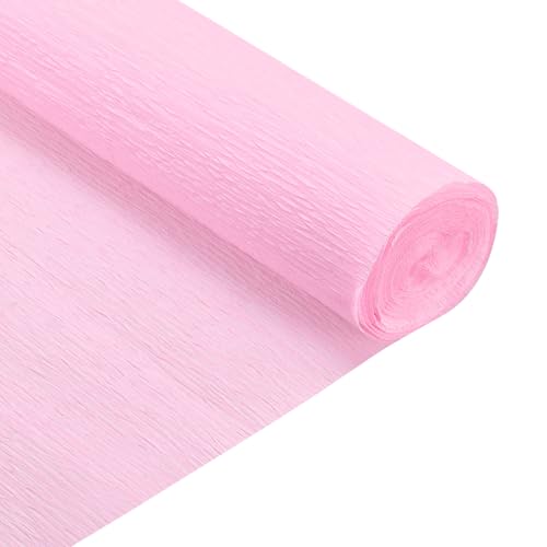 QUARKZMAN Krepppapierrolle 5 Fuß Lang 20 Zoll Breit Für Hochzeitszeremonie Verschiedene Große Festivals Dekoration Rosa Packung Mit 2 QUARKZMAN Krepppapierrolle 5 Fuß Lang 20 Zoll Breit Für Hochzeitszeremonie Verschiedene Große Festivals Dekoration Rosa Packung Mit 2 von QUARKZMAN
