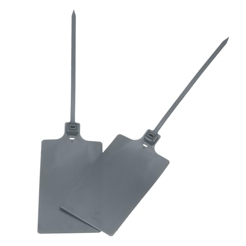 QUARKZMAN Kunststoffdichtungen Versandetiketten, für Kunststoffbindemarkierungsproduktidentifikationsetiketten, Ventilmarkierung, Außenkennzeichnung, 2,3x3,9 Zoll Grau 25er-Packungen QUARKZMAN Kunststoffdichtungen Versandetiketten, für Kunststoffbindemarkierungsproduktidentifikationsetiketten, Ventilmarkierung, Außenkennzeichnung, 2,3x3,9 Zoll Grau 25er-Packungen von QUARKZMAN
