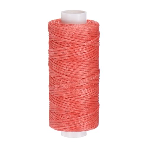 QUARKZMAN Leder Nähgewachstes Faden, 55 Yards / 50m 0.8mm 150D Flaches Polyester Allzweckfaden für Lederhandwerk, Buchbinden, Schuhreparatur, dunkel Pink QUARKZMAN Leder Nähgewachstes Faden, 55 Yards / 50m 0.8mm 150D Flaches Polyester Allzweckfaden für Lederhandwerk, Buchbinden, Schuhreparatur, dunkel Pink von QUARKZMAN