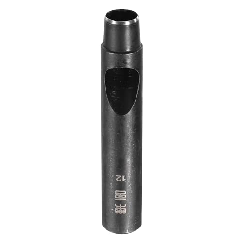 QUARKZMAN Leder Rundlochstanze, 12mm Hohlstanzwerkzeug aus Karbonstahl Kreis Lochstanze Schneidwerkzeug für Gürtel Lederhandwerk DIY QUARKZMAN Leder Rundlochstanze, 12mm Hohlstanzwerkzeug aus Karbonstahl Kreis Lochstanze Schneidwerkzeug für Gürtel Lederhandwerk DIY von QUARKZMAN