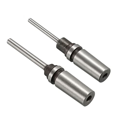 QUARKZMAN Locher Bohrer Set 3mm 4mm Loch Stanzer Kegel Schaft Hohl Bohrer Bits für Papier Anhänger Kalender Leder Handtaschen 2Stk von QUARKZMAN