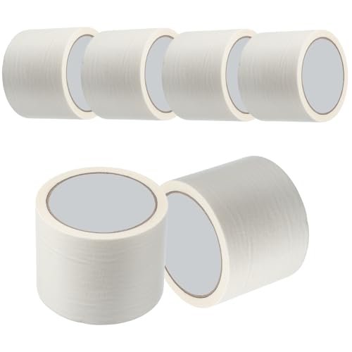 QUARKZMAN Malerkrepp 75 mm x 20 Meter Malerband Klebeband für DIY Basteln Kunst Wandmalerei Beschriftung Auto Zuhause Büro Dekoration Weiß Packung mit 6 QUARKZMAN Malerkrepp 75 mm x 20 Meter Malerband Klebeband für DIY Basteln Kunst Wandmalerei Beschriftung Auto Zuhause Büro Dekoration Weiß Packung mit 6 von QUARKZMAN