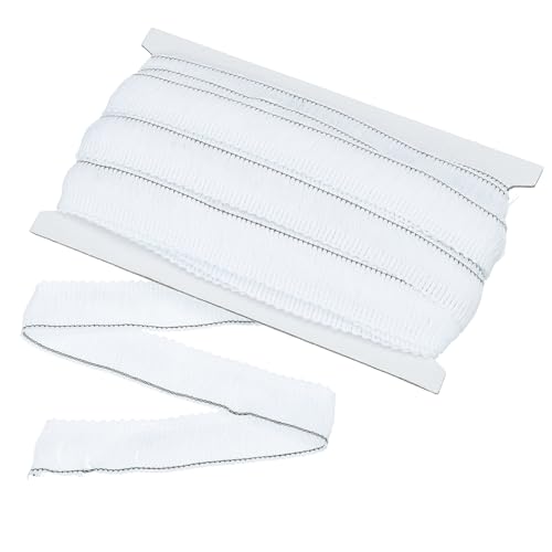 QUARKZMAN Nähen Fransenbesatz, 14 Yards 1 Zoll Quastenbesatz aus Polyester Fransen Quasten Spitzenbesatz Band für Kleidungsaccessoires DIY Nähen Handwerk Dekoration, Weiß von QUARKZMAN