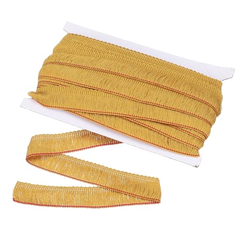 QUARKZMAN Nähen Fransenbesatz, 14 Yards 1 Zoll Quastenbesatz aus Polyester Fransen Quasten Spitzenbesatz Band für Kleidungszubehör DIY Nähen Handwerk Dekoration, Kaffeefarbe QUARKZMAN Nähen Fransenbesatz, 14 Yards 1 Zoll Quastenbesatz aus Polyester Fransen Quasten Spitzenbesatz Band für Kleidungszubehör DIY Nähen Handwerk Dekoration, Kaffeefarbe von QUARKZMAN
