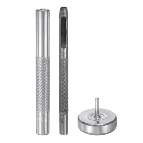 QUARKZMAN Ösenlochstanze Werkzeug 3mm 1/8" Leder Hohlstanzwerkzeug 3,5mm Montagewerkzeug 45# Stahl Ösenwerkzeug-Set mit Basis für Stoff Kleidung Handwerk Taschen QUARKZMAN Ösenlochstanze Werkzeug 3mm 1/8" Leder Hohlstanzwerkzeug 3,5mm Montagewerkzeug 45# Stahl Ösenwerkzeug-Set mit Basis für Stoff Kleidung Handwerk Taschen von QUARKZMAN