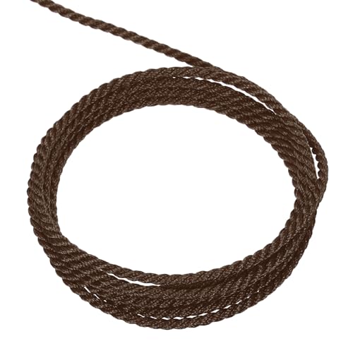 QUARKZMAN Packschnur Kordelband, 1mmX10m 3 Stränge Polypropylen Geflochtenes Seil Schnur für Handwerk Geschenktüte Vorhang Rope Weihnachtsdekoration, Kordel Braun QUARKZMAN Packschnur Kordelband, 1mmX10m 3 Stränge Polypropylen Geflochtenes Seil Schnur für Handwerk Geschenktüte Vorhang Rope Weihnachtsdekoration, Kordel Braun von QUARKZMAN