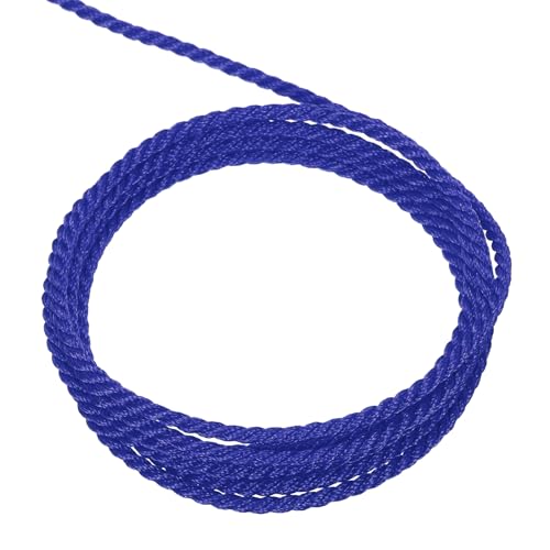 QUARKZMAN Packschnur Kordelband, 1mmX5m 3 Stränge Polypropylen Geflochtenes Seil Schnur für Handwerk Geschenktüte Vorhang Rope Weihnachtsdekoration, Kordel Edelsteinblau QUARKZMAN Packschnur Kordelband, 1mmX5m 3 Stränge Polypropylen Geflochtenes Seil Schnur für Handwerk Geschenktüte Vorhang Rope Weihnachtsdekoration, Kordel Edelsteinblau von QUARKZMAN