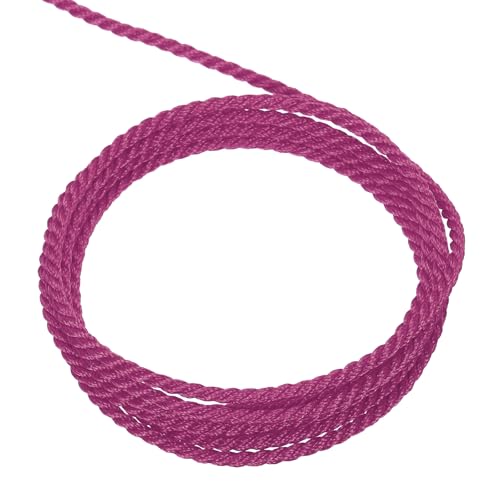 QUARKZMAN Packschnur Kordelband, 1mmX5m 3 Stränge Polypropylen Geflochtenes Seil Schnur für Handwerk Geschenktüte Vorhang Rope Weihnachtsdekoration, Kordel Rosenrot QUARKZMAN Packschnur Kordelband, 1mmX5m 3 Stränge Polypropylen Geflochtenes Seil Schnur für Handwerk Geschenktüte Vorhang Rope Weihnachtsdekoration, Kordel Rosenrot von QUARKZMAN