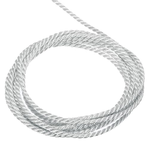 QUARKZMAN Packschnur Kordelband, 1mmX5m 3 Stränge Polypropylen Geflochtenes Seil Schnur für Handwerk Geschenktüte Vorhang Rope Weihnachtsdekoration, Kordel Silbergrau QUARKZMAN Packschnur Kordelband, 1mmX5m 3 Stränge Polypropylen Geflochtenes Seil Schnur für Handwerk Geschenktüte Vorhang Rope Weihnachtsdekoration, Kordel Silbergrau von QUARKZMAN