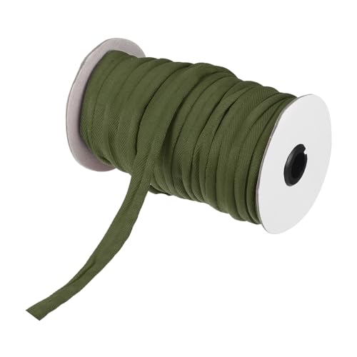 QUARKZMAN Paspelbandbesatz 30 Yards 5/8 Zoll Paspelband für Nähen DIY Handwerk Stoffkantenbesatz Dunkelgrün von QUARKZMAN
