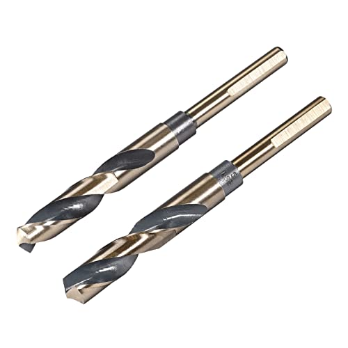 QUARKZMAN Reduziertes Schaftbohrer-Set, 14,5 mm 15 mm Titan-Nitrid-beschichteter Hochgeschwindigkeitsstahl 4341 Tri-Flach-Schaft-Bohrwerkzeug für Edelstahllegierung Kupfer, 2 Stück QUARKZMAN Reduziertes Schaftbohrer-Set, 14,5 mm 15 mm Titan-Nitrid-beschichteter Hochgeschwindigkeitsstahl 4341 Tri-Flach-Schaft-Bohrwerkzeug für Edelstahllegierung Kupfer, 2 Stück von QUARKZMAN