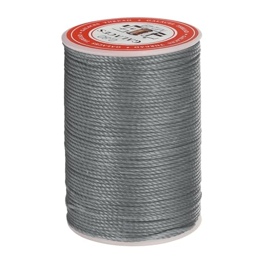 QUARKZMAN Runde Leder Nähgewachsfaden, 55m / 60 Yards Wachs-Polyester-Schnur, 0,8mm Gewachstes Nähgarn für Lederhandwerk, Buchbinden, geflochtene Armbänder, Dunkelbraun QUARKZMAN Runde Leder Nähgewachsfaden, 55m / 60 Yards Wachs-Polyester-Schnur, 0,8mm Gewachstes Nähgarn für Lederhandwerk, Buchbinden, geflochtene Armbänder, Dunkelbraun von QUARKZMAN