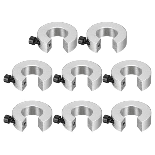 QUARKZMAN SBR20 Linearer Schienenstopper Linearschienen Wellenanschlagring SBR Schienenstopper Aluminiumlegierun Wellenbegrenzungs Befestigungsringen, Silberfarben, 8 Stück QUARKZMAN SBR20 Linearer Schienenstopper Linearschienen Wellenanschlagring SBR Schienenstopper Aluminiumlegierun Wellenbegrenzungs Befestigungsringen, Silberfarben, 8 Stück von QUARKZMAN