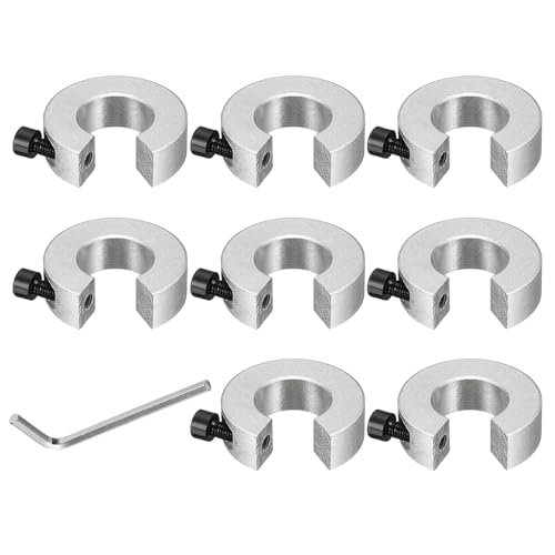 QUARKZMAN SBR20 Linearer Schienenstopper Linearschienen Wellenanschlagring SBR Schienenstopper Aluminiumlegierun Wellenbegrenzungs Befestigungsringen mit 4mm Nickel, 8 Stück QUARKZMAN SBR20 Linearer Schienenstopper Linearschienen Wellenanschlagring SBR Schienenstopper Aluminiumlegierun Wellenbegrenzungs Befestigungsringen mit 4mm Nickel, 8 Stück von QUARKZMAN