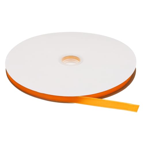 QUARKZMAN Samt Farbband 3/8" x 25 Yard Einseitige Spule Seidig für Basteln Handwerken Geschenkverpackung Schleife Dekoration Orange QUARKZMAN Samt Farbband 3/8" x 25 Yard Einseitige Spule Seidig für Basteln Handwerken Geschenkverpackung Schleife Dekoration Orange von QUARKZMAN