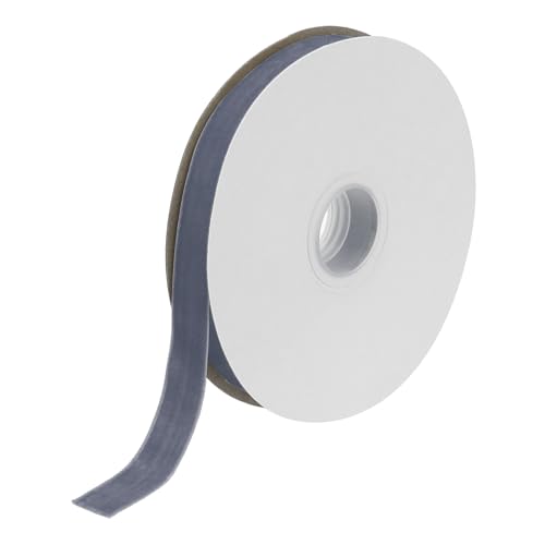 QUARKZMAN Samt Schleifenband 1,5 cm x 9 Meter Schmuckband Geschenkband Vintage Stoffband Dekoband für Weihnachten Hochzeit Basteln Geschenkverpackung Hochzeit Party, Dunkelgrau QUARKZMAN Samt Schleifenband 1,5 cm x 9 Meter Schmuckband Geschenkband Vintage Stoffband Dekoband für Weihnachten Hochzeit Basteln Geschenkverpackung Hochzeit Party, Dunkelgrau von QUARKZMAN