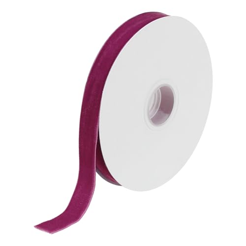 QUARKZMAN Samt Schleifenband 1,5 cm x 9 Meter Schmuckband Geschenkband Vintage Stoffband Dekoband für Weihnachten Hochzeit Basteln Geschenkverpackung Hochzeit Party, Tiefes Rosenrot QUARKZMAN Samt Schleifenband 1,5 cm x 9 Meter Schmuckband Geschenkband Vintage Stoffband Dekoband für Weihnachten Hochzeit Basteln Geschenkverpackung Hochzeit Party, Tiefes Rosenrot von QUARKZMAN