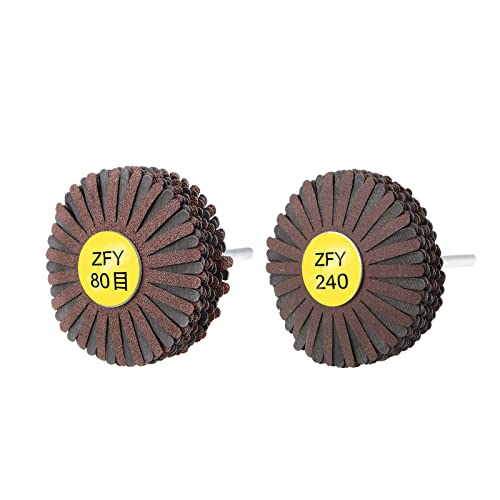 QUARKZMAN Schleifgewebe-Lamellenradschleifstern-Set 1/4-Zoll-Schaft 80 Körnung & 240 Körnung für Holzschnitzerei Möbelpolitur QUARKZMAN Schleifgewebe-Lamellenradschleifstern-Set 1/4-Zoll-Schaft 80 Körnung & 240 Körnung für Holzschnitzerei Möbelpolitur von QUARKZMAN
