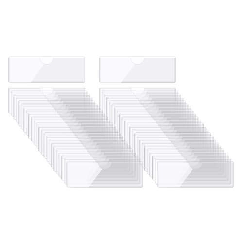 QUARKZMAN Selbstklebende Karten Taschen 10.2"x4.1" Klare Selbstklebende Taschen Etiketten Halter Plastik Karten Hüllen mit Oberseite Offen für Bibliotheks Behälter Beladung 50Stk QUARKZMAN Selbstklebende Karten Taschen 10.2"x4.1" Klare Selbstklebende Taschen Etiketten Halter Plastik Karten Hüllen mit Oberseite Offen für Bibliotheks Behälter Beladung 50Stk von QUARKZMAN