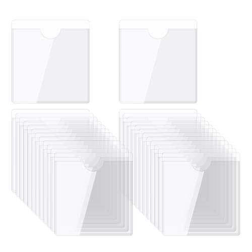 QUARKZMAN Selbstklebende Karten Taschen 2"x2" Klare Selbstklebende Taschen Etiketten Halter Plastik Karten Hüllen mit Oberseite Offen für Bibliotheks Behälter Beladung 25Stk QUARKZMAN Selbstklebende Karten Taschen 2"x2" Klare Selbstklebende Taschen Etiketten Halter Plastik Karten Hüllen mit Oberseite Offen für Bibliotheks Behälter Beladung 25Stk von QUARKZMAN