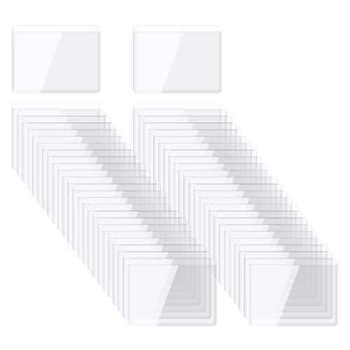 QUARKZMAN Selbstklebende Karten Taschen 2.1"x1.7" Klare Selbstklebende Taschen Etiketten Halter Plastik Karten Hüllen mit Oberseite Offen für Bibliotheks Behälter Beladung 50Stk QUARKZMAN Selbstklebende Karten Taschen 2.1"x1.7" Klare Selbstklebende Taschen Etiketten Halter Plastik Karten Hüllen mit Oberseite Offen für Bibliotheks Behälter Beladung 50Stk von QUARKZMAN