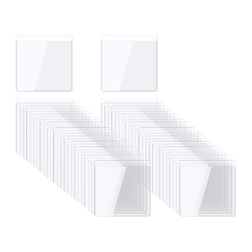 QUARKZMAN Selbstklebende Karten Taschen 3.3"x3.1" Klare Selbstklebende Taschen Etiketten Halter Plastik Karten Hüllen für Bibliotheks Aufbewahrungs Behälter Beladung 50Stk QUARKZMAN Selbstklebende Karten Taschen 3.3"x3.1" Klare Selbstklebende Taschen Etiketten Halter Plastik Karten Hüllen für Bibliotheks Aufbewahrungs Behälter Beladung 50Stk von QUARKZMAN